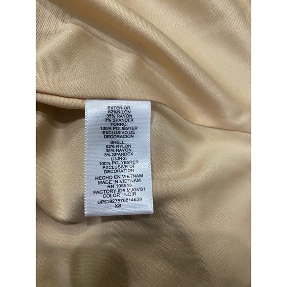 Catherine Malandrino for Design Nation Black Lace Overlay Top Size XS - Picture 5 of 6